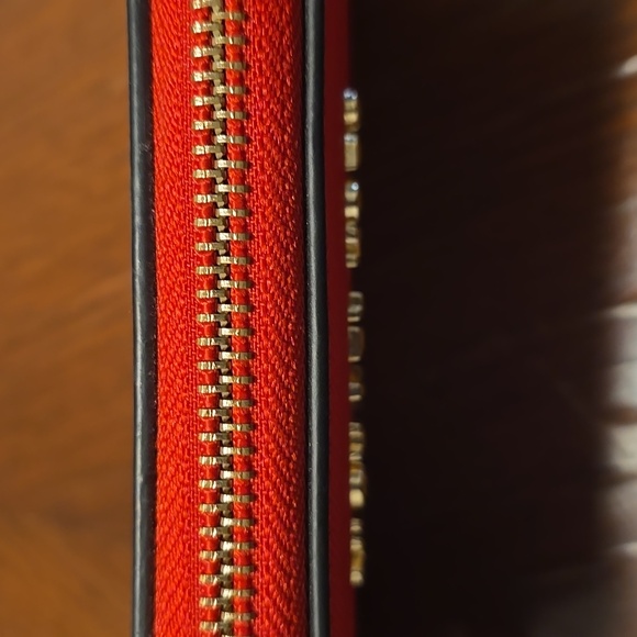 Michael Kors Vibrant Red Zip Wallet - Picture 9 of 9
